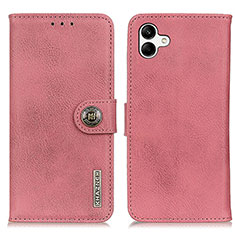 Funda de Cuero Cartera con Soporte Carcasa K02Z para Samsung Galaxy M04 Rosa