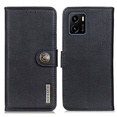 Funda de Cuero Cartera con Soporte Carcasa K02Z para Vivo Y10 t1 Negro