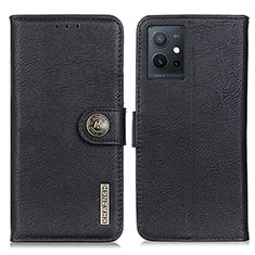 Funda de Cuero Cartera con Soporte Carcasa K02Z para Vivo Y33e 5G Negro