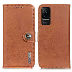 Funda de Cuero Cartera con Soporte Carcasa K02Z para Xiaomi Civi 5G Marron