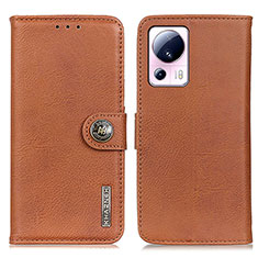 Funda de Cuero Cartera con Soporte Carcasa K02Z para Xiaomi Mi 12 Lite NE 5G Marron