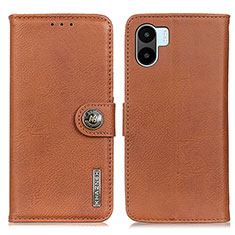 Funda de Cuero Cartera con Soporte Carcasa K02Z para Xiaomi Poco C50 Marron