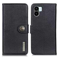 Funda de Cuero Cartera con Soporte Carcasa K02Z para Xiaomi Poco C51 Negro