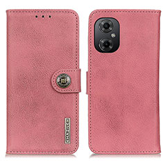 Funda de Cuero Cartera con Soporte Carcasa K02Z para Xiaomi Poco M4 5G Rosa