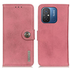 Funda de Cuero Cartera con Soporte Carcasa K02Z para Xiaomi Redmi 11A 4G Rosa