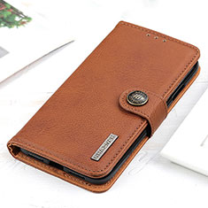 Funda de Cuero Cartera con Soporte Carcasa K02Z para Xiaomi Redmi K40 5G Marron