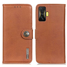 Funda de Cuero Cartera con Soporte Carcasa K02Z para Xiaomi Redmi K50 Gaming 5G Marron