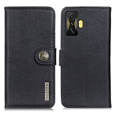 Funda de Cuero Cartera con Soporte Carcasa K02Z para Xiaomi Redmi K50 Gaming 5G Negro