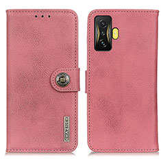 Funda de Cuero Cartera con Soporte Carcasa K02Z para Xiaomi Redmi K50 Gaming 5G Rosa