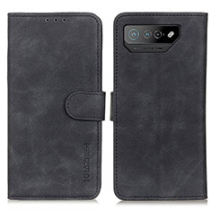 Funda de Cuero Cartera con Soporte Carcasa K03Z para Asus ROG Phone 7 Pro Negro