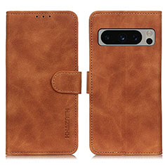 Funda de Cuero Cartera con Soporte Carcasa K03Z para Google Pixel 8 Pro 5G Marron