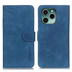 Funda de Cuero Cartera con Soporte Carcasa K03Z para Huawei Honor 60 SE 5G Azul