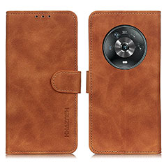 Funda de Cuero Cartera con Soporte Carcasa K03Z para Huawei Honor Magic4 5G Marron