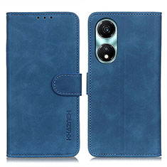 Funda de Cuero Cartera con Soporte Carcasa K03Z para Huawei Honor X5 Plus Azul