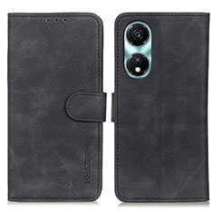 Funda de Cuero Cartera con Soporte Carcasa K03Z para Huawei Honor X5 Plus Negro