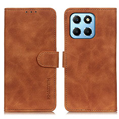 Funda de Cuero Cartera con Soporte Carcasa K03Z para Huawei Honor X6S Marron