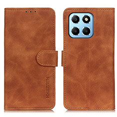 Funda de Cuero Cartera con Soporte Carcasa K03Z para Huawei Honor X8 5G Marron