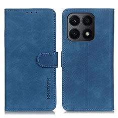 Funda de Cuero Cartera con Soporte Carcasa K03Z para Huawei Honor X8a 4G Azul