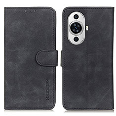 Funda de Cuero Cartera con Soporte Carcasa K03Z para Huawei Nova 11 Negro