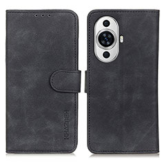 Funda de Cuero Cartera con Soporte Carcasa K03Z para Huawei Nova 11 Pro Negro