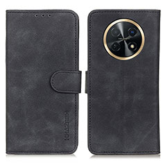 Funda de Cuero Cartera con Soporte Carcasa K03Z para Huawei Nova Y91 Negro