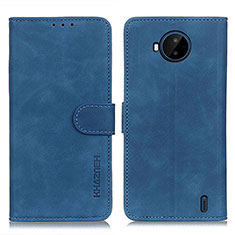 Funda de Cuero Cartera con Soporte Carcasa K03Z para Nokia C20 Plus Azul