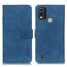 Funda de Cuero Cartera con Soporte Carcasa K03Z para Nokia C21 Plus Azul