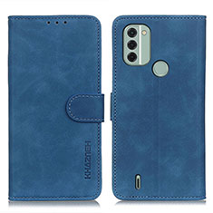 Funda de Cuero Cartera con Soporte Carcasa K03Z para Nokia C31 Azul