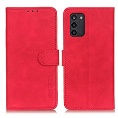 Funda de Cuero Cartera con Soporte Carcasa K03Z para Nokia G100 Rojo