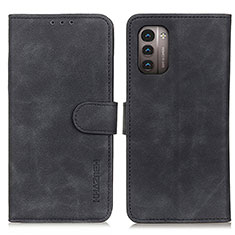 Funda de Cuero Cartera con Soporte Carcasa K03Z para Nokia G11 Negro