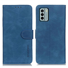 Funda de Cuero Cartera con Soporte Carcasa K03Z para Nokia G22 Azul