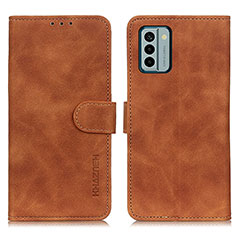 Funda de Cuero Cartera con Soporte Carcasa K03Z para Nokia G22 Marron