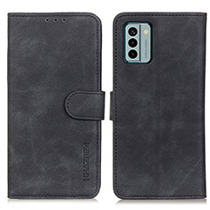 Funda de Cuero Cartera con Soporte Carcasa K03Z para Nokia G22 Negro