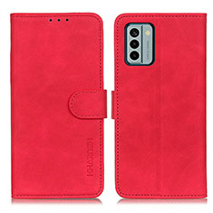 Funda de Cuero Cartera con Soporte Carcasa K03Z para Nokia G22 Rojo