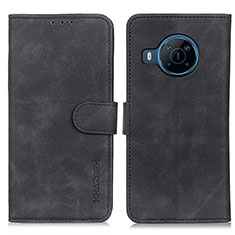 Funda de Cuero Cartera con Soporte Carcasa K03Z para Nokia X100 5G Negro