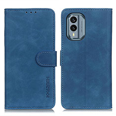 Funda de Cuero Cartera con Soporte Carcasa K03Z para Nokia X30 5G Azul