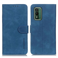 Funda de Cuero Cartera con Soporte Carcasa K03Z para Nokia XR21 Azul