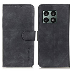 Funda de Cuero Cartera con Soporte Carcasa K03Z para OnePlus 10 Pro 5G Negro