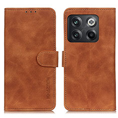 Funda de Cuero Cartera con Soporte Carcasa K03Z para OnePlus 10T 5G Marron