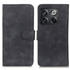 Funda de Cuero Cartera con Soporte Carcasa K03Z para OnePlus 10T 5G Negro