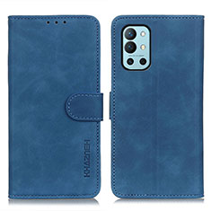 Funda de Cuero Cartera con Soporte Carcasa K03Z para OnePlus 9R 5G Azul