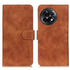 Funda de Cuero Cartera con Soporte Carcasa K03Z para OnePlus Ace 2 Pro 5G Marron