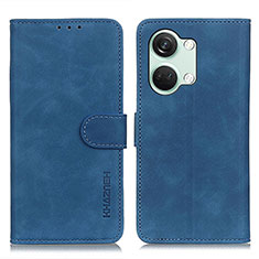 Funda de Cuero Cartera con Soporte Carcasa K03Z para OnePlus Ace 2V 5G Azul