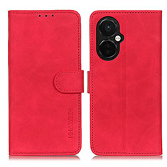 Funda de Cuero Cartera con Soporte Carcasa K03Z para Oppo K11x 5G Rojo