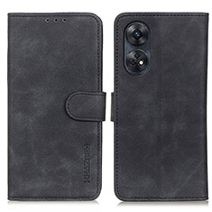 Funda de Cuero Cartera con Soporte Carcasa K03Z para Oppo Reno8 T 4G Negro