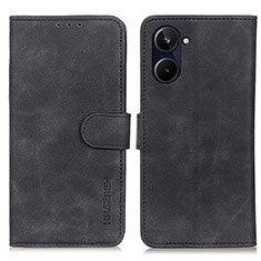 Funda de Cuero Cartera con Soporte Carcasa K03Z para Realme 10 4G Negro