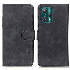 Funda de Cuero Cartera con Soporte Carcasa K03Z para Realme 9 Pro 5G Negro