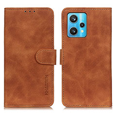 Funda de Cuero Cartera con Soporte Carcasa K03Z para Realme 9 Pro+ Plus 5G Marron