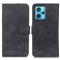 Funda de Cuero Cartera con Soporte Carcasa K03Z para Realme 9 Pro+ Plus 5G Negro