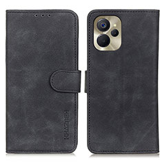 Funda de Cuero Cartera con Soporte Carcasa K03Z para Realme 9i 5G Negro